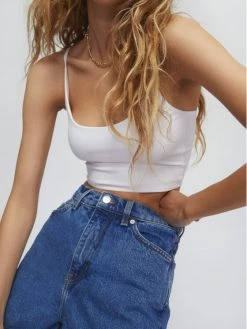 Sprandi Γυναίκες Tops Τοπ SS21-TTD006 Λευκό Slim Fit -Sprandi Εκπτώσεις unnamed file 135