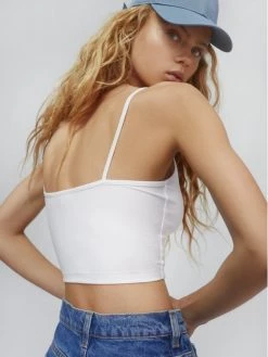 Sprandi Γυναίκες Tops Τοπ SS21-TTD006 Λευκό Slim Fit -Sprandi Εκπτώσεις unnamed file 136