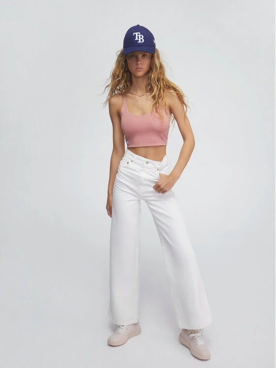 Sprandi Γυναίκες Tops Τοπ SS21-TTD001 Ροζ Slim Fit 4 Sprandi Γυναίκες Tops Τοπ SS21-TTD001 Ροζ Slim Fit - Image 2