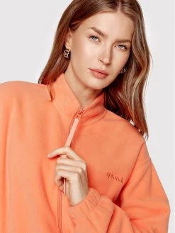 Sprandi Γυναίκες Μπλούζες Fleece Fleece SP22-POLD523 Πορτοκαλί Regular Fit -Sprandi Εκπτώσεις unnamed file 14