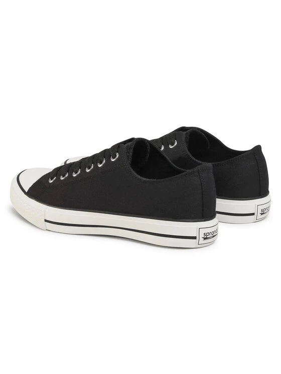 Sprandi Γυναίκες Κοντά Sneakers Sneakers WP40-CZ030-1 Μαύρο 5 Sprandi Γυναίκες Κοντά Sneakers Sneakers WP40-CZ030-1 Μαύρο - Image 3