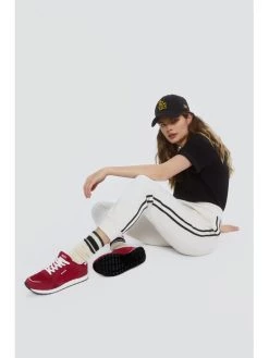 Sprandi Γυναίκες Παντελόνια Φόρμας Παντελόνι φόρμας AW21-SJD014 Λευκό Regular Fit