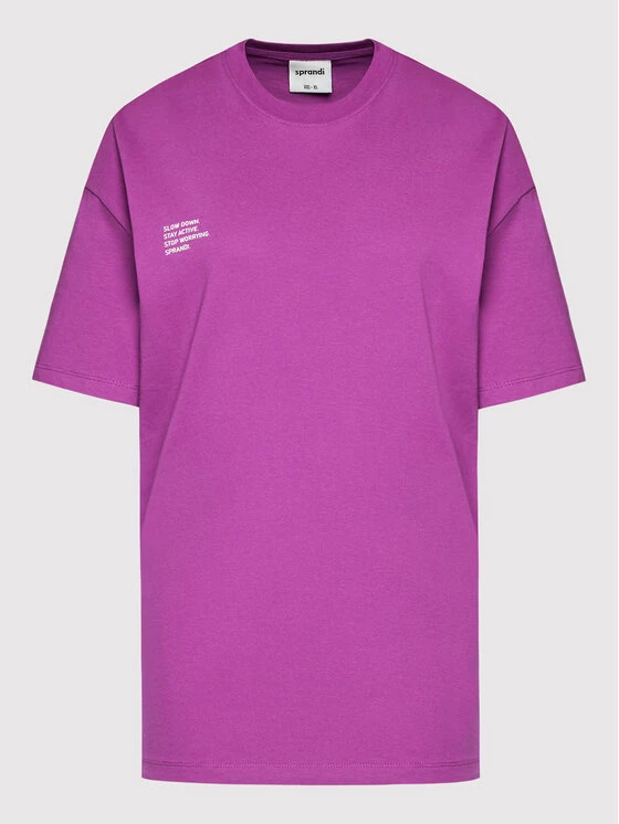 Sprandi Γυναίκες T-shirts T-Shirt AW21-TSD006 Μωβ Regular Fit 8 Sprandi Γυναίκες T-shirts T-Shirt AW21-TSD006 Μωβ Regular Fit - Image 6