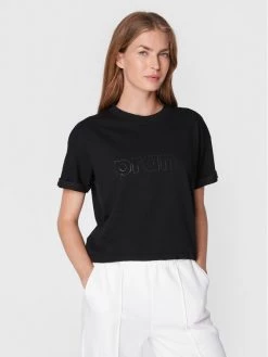 Sprandi Γυναίκες T-shirts T-Shirt AW21-TSD009 Μαύρο Regular Fit
