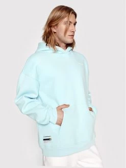 Sprandi Άνδρες Μπλούζες Χωρίς Φερμουάρ Μπλούζα SP22-BLU201 Μπλε Oversize