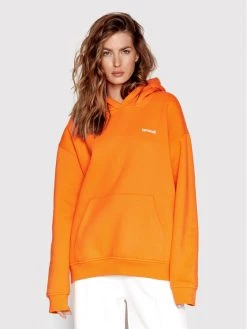 Sprandi Άνδρες Μπλούζες Χωρίς Φερμουάρ Μπλούζα Unisex SP22-BLU202 Πορτοκαλί Oversize