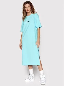 Sprandi Γυναίκες Φορέματα Φόρεμα καθημερινό SP22-SUD101 Μπλε Oversize