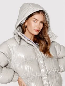 Sprandi Γυναίκες Χειμωνιάτικα Μπουφάν Μπουφάν πουπουλένιο SP22-KUD540 Μπεζ Regular Fit -Sprandi Εκπτώσεις unnamed file 27