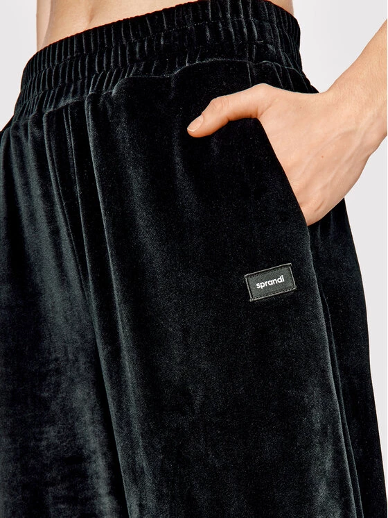 Sprandi Γυναίκες Παντελόνια Φόρμας Παντελόνι φόρμας Velvet SP22-SPD510 Μαύρο Regular Fit 6 Sprandi Γυναίκες Παντελόνια Φόρμας Παντελόνι φόρμας Velvet SP22-SPD510 Μαύρο Regular Fit - Image 4