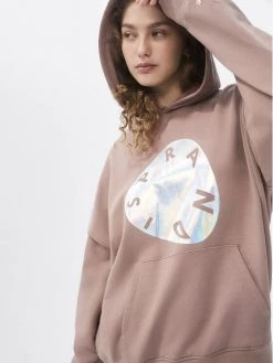 Sprandi Γυναίκες Μπλούζες Μπλούζα SP22-BLD120 Καφέ Relaxed Fit -Sprandi Εκπτώσεις unnamed file 281