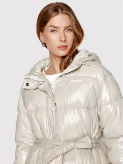 Sprandi Γυναίκες Χειμωνιάτικα Μπουφάν Μπουφάν πουπουλένιο SP22-KUD532 Μπεζ Regular Fit -Sprandi Εκπτώσεις unnamed file 2815