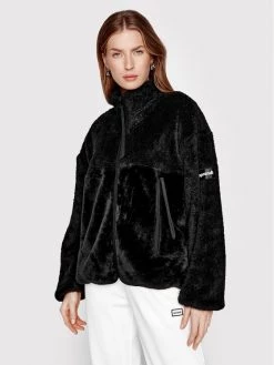 Sprandi Γυναίκες Μπλούζες Fleece Fleece SP22-POLD540 Μαύρο Regular Fit