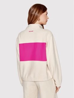 Sprandi Γυναίκες Μπλούζες Fleece Fleece SP22-POLD530 Μπεζ Regular Fit -Sprandi Εκπτώσεις unnamed file 2873