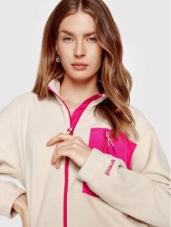 Sprandi Γυναίκες Μπλούζες Fleece Fleece SP22-POLD530 Μπεζ Regular Fit -Sprandi Εκπτώσεις unnamed file 2874