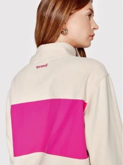 Sprandi Γυναίκες Μπλούζες Fleece Fleece SP22-POLD530 Μπεζ Regular Fit -Sprandi Εκπτώσεις unnamed file 2875