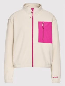 Sprandi Γυναίκες Μπλούζες Fleece Fleece SP22-POLD530 Μπεζ Regular Fit -Sprandi Εκπτώσεις unnamed file 2876