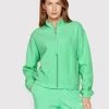 Sprandi Γυναίκες Μπλούζες Fleece Fleece SP22-POLD520 Πράσινο Regular Fit