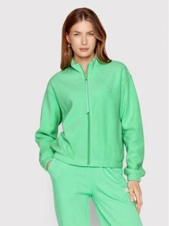 Sprandi Γυναίκες Μπλούζες Fleece Fleece SP22-POLD520 Πράσινο Regular Fit