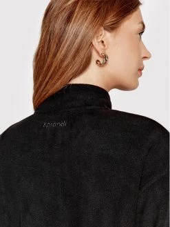 Sprandi Γυναίκες Μπλούζες Fleece Fleece SP22-POLD522 Μαύρο Regular Fit -Sprandi Εκπτώσεις unnamed file 2898