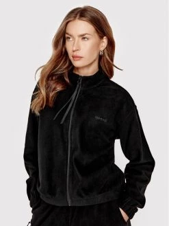 Sprandi Γυναίκες Μπλούζες Fleece Fleece SP22-POLD522 Μαύρο Regular Fit -Sprandi Εκπτώσεις unnamed file 2899