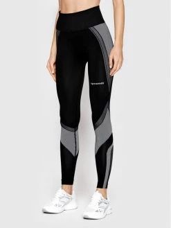 Sprandi Γυναίκες Κολάν THERMO SP22-LEGD502 Μαύρο Slim Fit