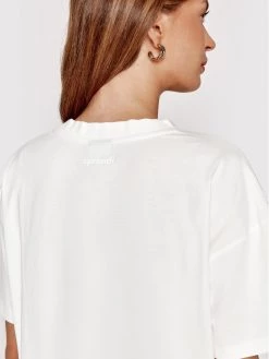 Sprandi Γυναίκες T-shirts T-Shirt SP22-TSD510 Λευκό Regular Fit -Sprandi Εκπτώσεις unnamed file 2957