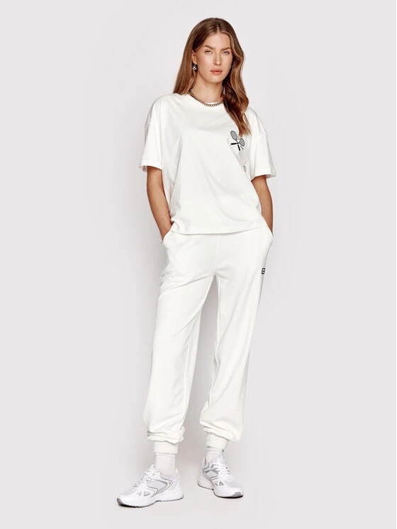 Sprandi Γυναίκες T-shirts T-Shirt SP22-TSD520 Λευκό Regular Fit 4 Sprandi Γυναίκες T-shirts T-Shirt SP22-TSD520 Λευκό Regular Fit - Image 2