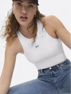 Sprandi Γυναίκες Tops Τοπ SP22-TPD101 Λευκό Slim Fit -Sprandi Εκπτώσεις unnamed file 3139