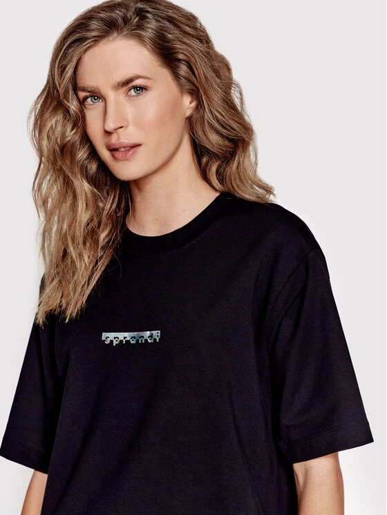 Sprandi Γυναίκες Φορέματα Φόρεμα καθημερινό SP22-SUD100 Μαύρο Oversize 6 Sprandi Γυναίκες Φορέματα Φόρεμα καθημερινό SP22-SUD100 Μαύρο Oversize - Image 4