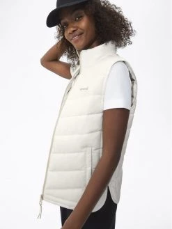 Sprandi Γυναίκες Γιλέκα Γιλέκο SP22-KAD100 Λευκό Regular Fit