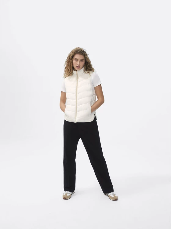 Sprandi Γυναίκες Γιλέκα Γιλέκο SP22-KAD100 Λευκό Regular Fit 4 Sprandi Γυναίκες Γιλέκα Γιλέκο SP22-KAD100 Λευκό Regular Fit - Image 2