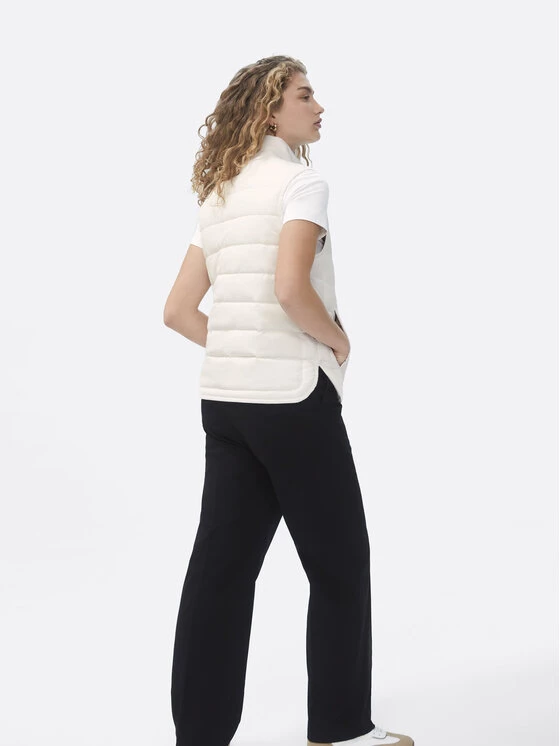 Sprandi Γυναίκες Γιλέκα Γιλέκο SP22-KAD100 Λευκό Regular Fit 5 Sprandi Γυναίκες Γιλέκα Γιλέκο SP22-KAD100 Λευκό Regular Fit - Image 3