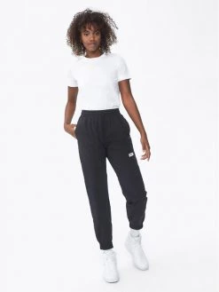 Sprandi Γυναίκες Παντελόνια Joggers Jogger SP22-SPD110 Μαύρο Regular Fit