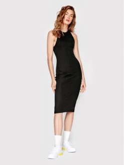 Sprandi Γυναίκες Φορέματα Φόρεμα καθημερινό SP22-SUD030 Μαύρο Slim Fit