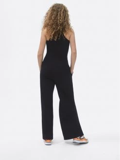 Sprandi Γυναίκες Υφασμάτινα Παντελόνια Παντελόνι υφασμάτινο SP22-SPD002 Μαύρο Relaxed Fit -Sprandi Εκπτώσεις unnamed file 3227