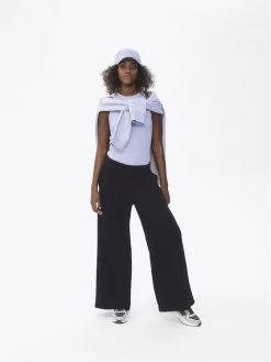 Sprandi Γυναίκες Υφασμάτινα Παντελόνια Παντελόνι υφασμάτινο SP22-SPD002 Μαύρο Relaxed Fit -Sprandi Εκπτώσεις unnamed file 3229