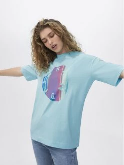 Sprandi Γυναίκες T-shirts T-Shirt SP22-TSD100 Μπλε Relaxed Fit -Sprandi Εκπτώσεις unnamed file 330