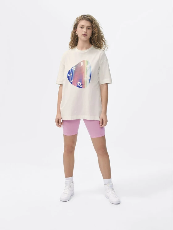 Sprandi Γυναίκες T-shirts T-Shirt SP22-TSD102 Λευκό Relaxed Fit 4 Sprandi Γυναίκες T-shirts T-Shirt SP22-TSD102 Λευκό Relaxed Fit - Image 2