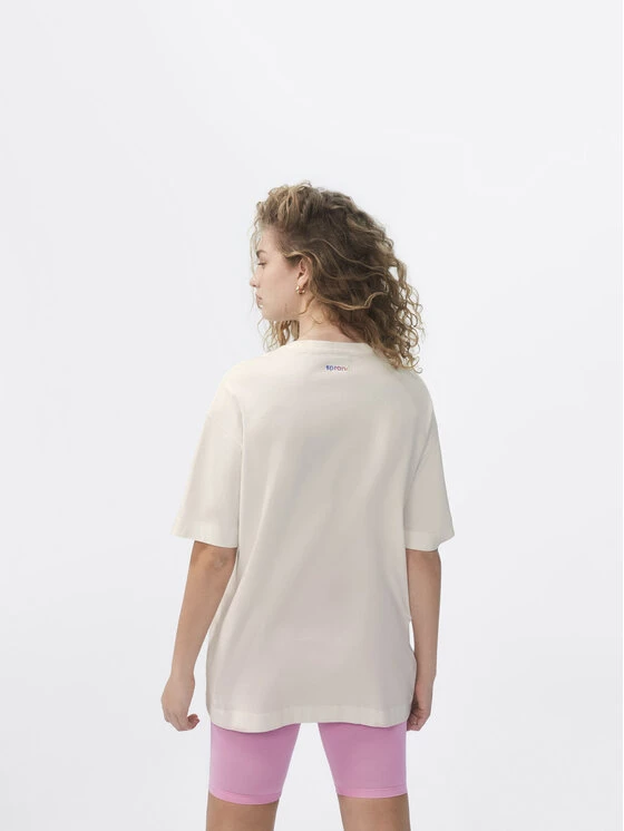 Sprandi Γυναίκες T-shirts T-Shirt SP22-TSD102 Λευκό Relaxed Fit 6 Sprandi Γυναίκες T-shirts T-Shirt SP22-TSD102 Λευκό Relaxed Fit - Image 4