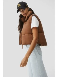 Sprandi Γυναίκες Γιλέκα Γιλέκο AW21-KJD004 Καφέ Regular Fit