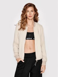 Sprandi Γυναίκες Μπουφάν Bomber Μπόμπερ μπουφάν SP22-KUD111 Μπεζ Regular Fit