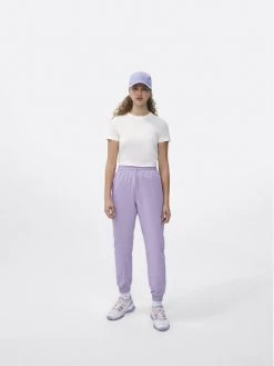 Sprandi Γυναίκες Παντελόνια Joggers Jogger SP22-SPD112 Μωβ Regular Fit