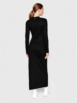 Sprandi Γυναίκες Φορέματα Φόρεμα καθημερινό SP22-SUD520 Μαύρο Slim Fit -Sprandi Εκπτώσεις unnamed file 41