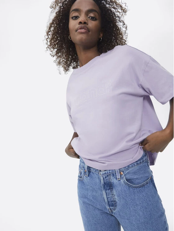 Sprandi Γυναίκες T-shirts T-Shirt SP22-TSD012 Μωβ Relaxed Fit 4 Sprandi Γυναίκες T-shirts T-Shirt SP22-TSD012 Μωβ Relaxed Fit - Image 2