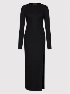 Sprandi Γυναίκες Φορέματα Φόρεμα καθημερινό SP22-SUD520 Μαύρο Slim Fit -Sprandi Εκπτώσεις unnamed file 43