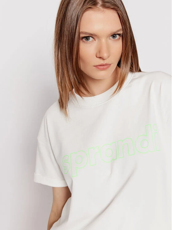 Sprandi Γυναίκες T-shirts T-Shirt SS21-TSD008 Λευκό Regular Fit 6 Sprandi Γυναίκες T-shirts T-Shirt SS21-TSD008 Λευκό Regular Fit - Image 4