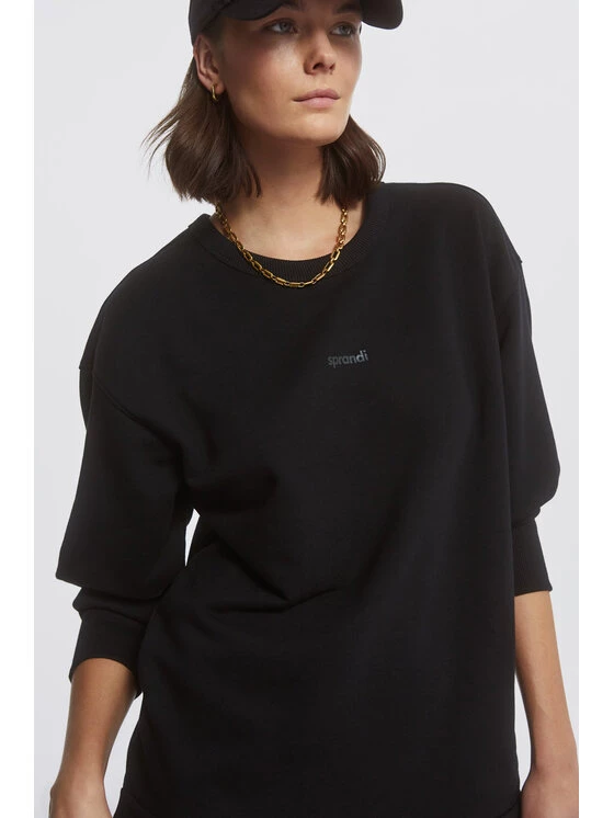 Sprandi Γυναίκες Πλεκτά Φορέματα Φόρεμα υφασμάτινο AW21-SUD004 Μαύρο Relaxed Fit 3 Sprandi Γυναίκες Πλεκτά Φορέματα Φόρεμα υφασμάτινο AW21-SUD004 Μαύρο Relaxed Fit