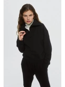 Sprandi Γυναίκες Μπλούζες Μπλούζα AW21-BJD020 Μαύρο Regular Fit