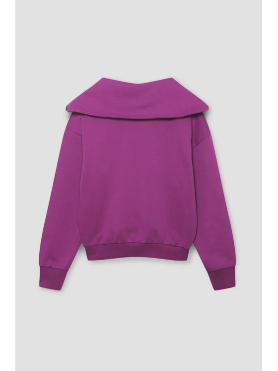 Sprandi Γυναίκες Μπλούζες Μπλούζα AW21-BJD017 Μωβ Regular Fit 8 Sprandi Γυναίκες Μπλούζες Μπλούζα AW21-BJD017 Μωβ Regular Fit - Image 6