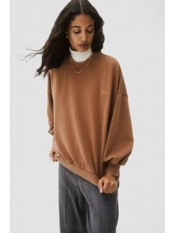 Sprandi Γυναίκες Μπλούζες Μπλούζα AW21-BJD024 Καφέ Oversize